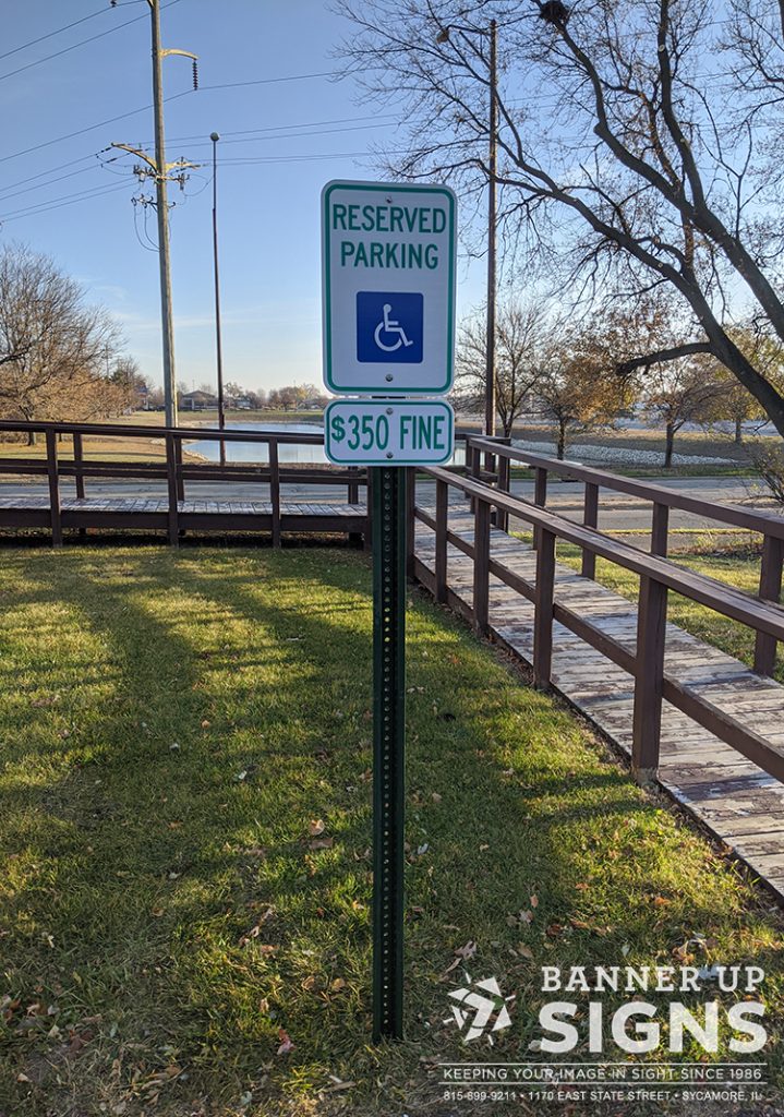 Banner Up creates reserved ADA for designated disability parking spots.