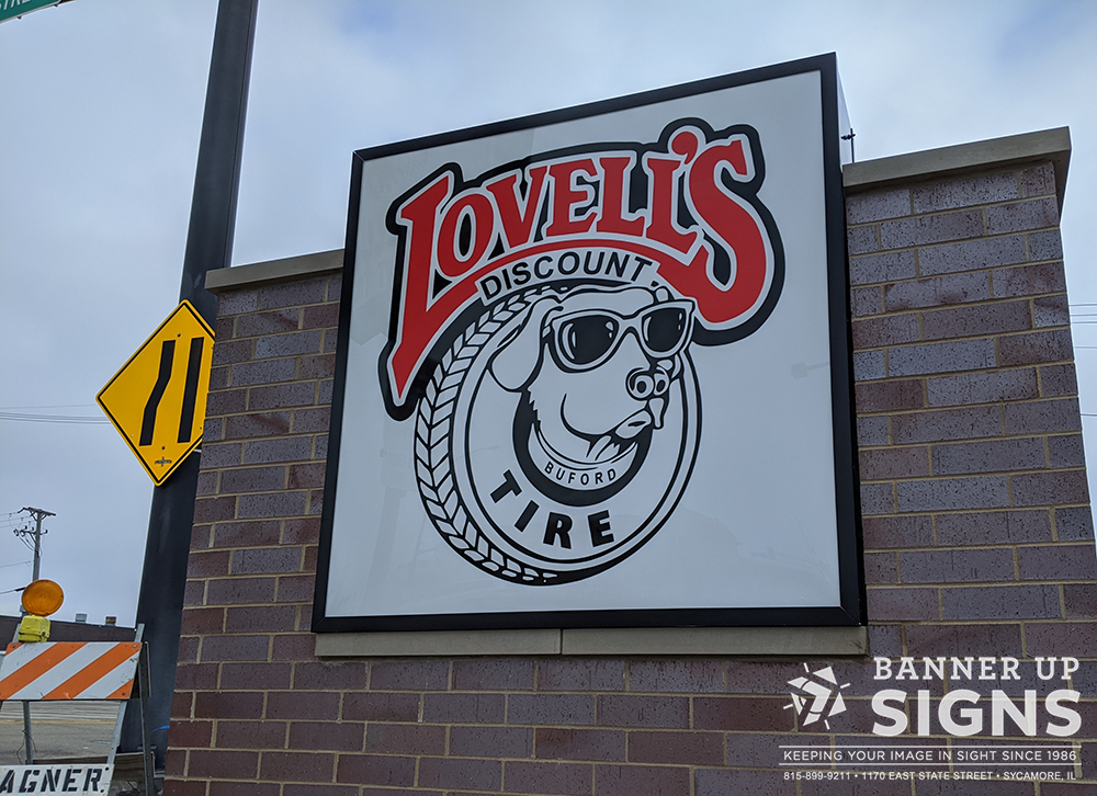 At Banner Up Signs in northern Illinois, we are experts at designing, producing, and installing all types of durable outdoor exterior signage.